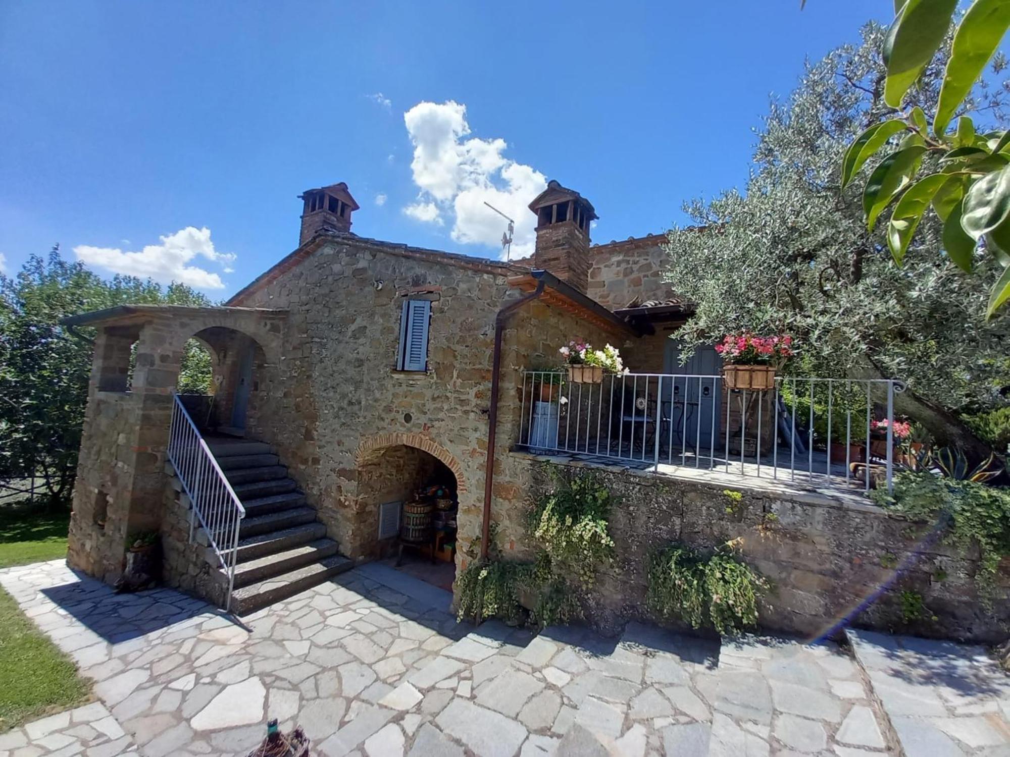 Vila Casolare Il Moro Monte San Savino Exteriér fotografie