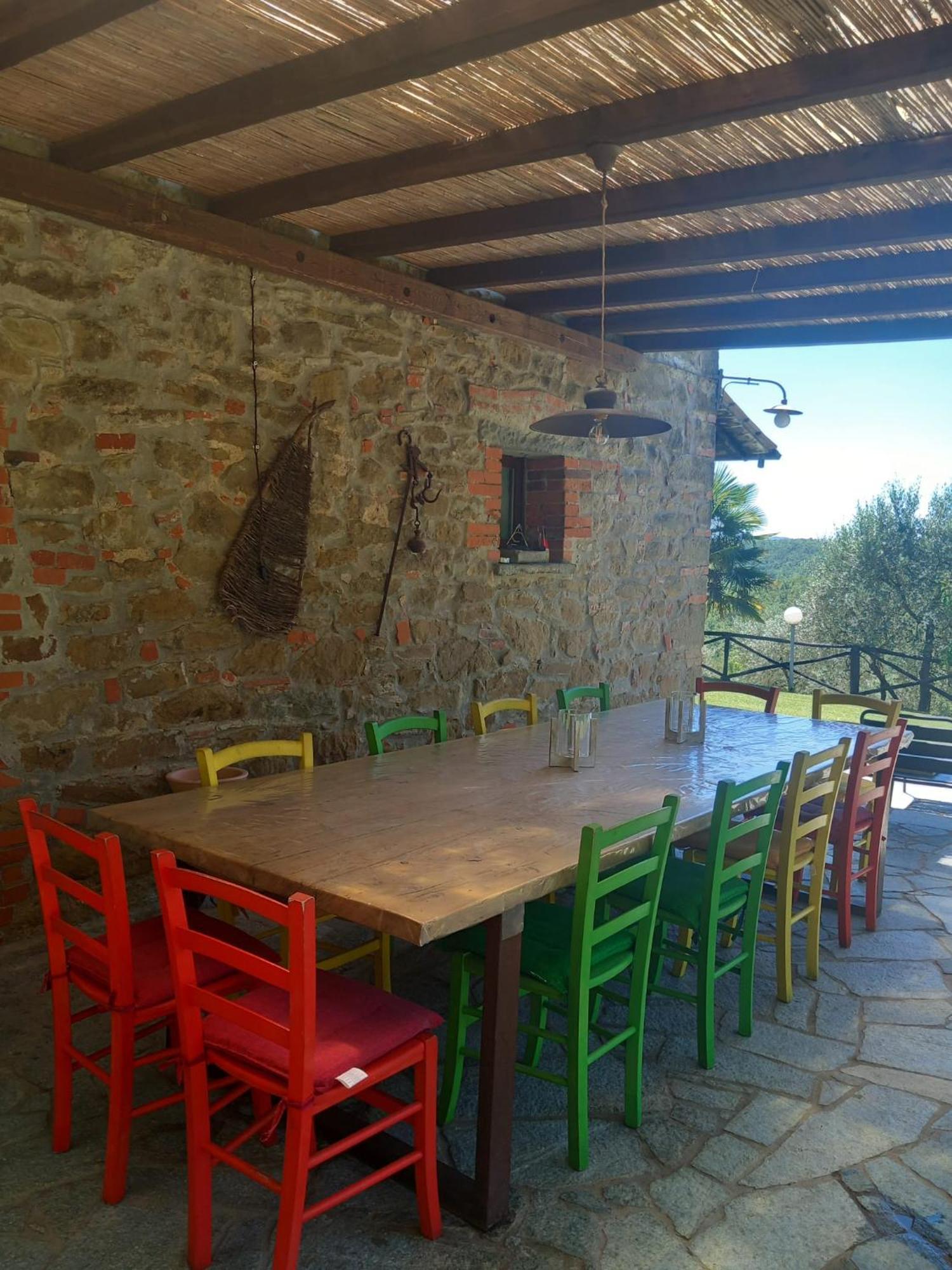 Vila Casolare Il Moro Monte San Savino Exteriér fotografie